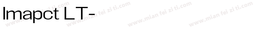 Imapct LT字体转换